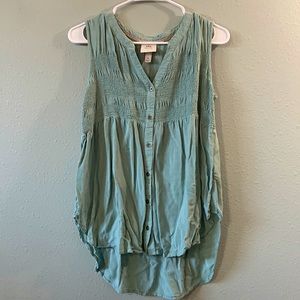 Knox Rose button down tank